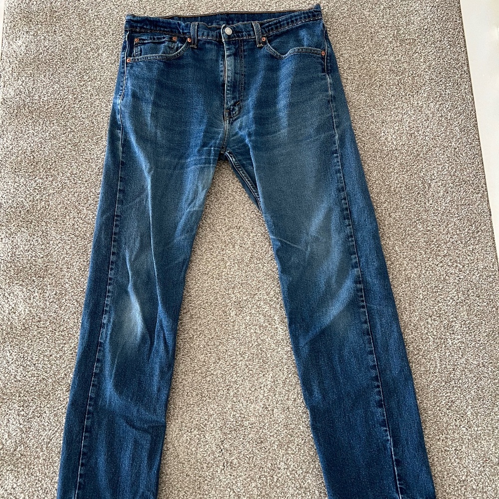 Levi Strauss Medium/Dark Wash 505 Jeans